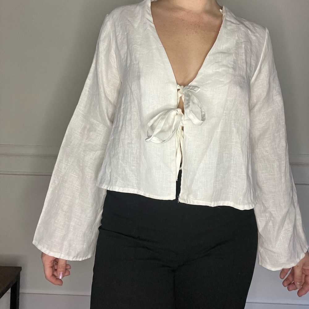 White Tie Top